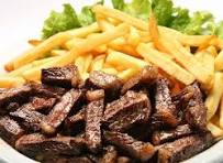 Filé com fritas (300g)